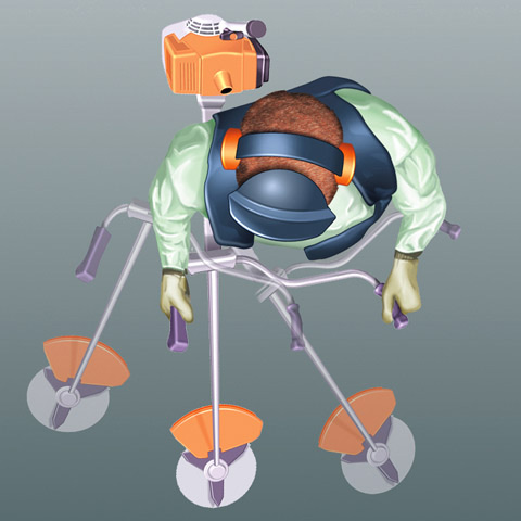 Stihl FS 411 C-EM - Ergonomiczny uchwyt oburęczny